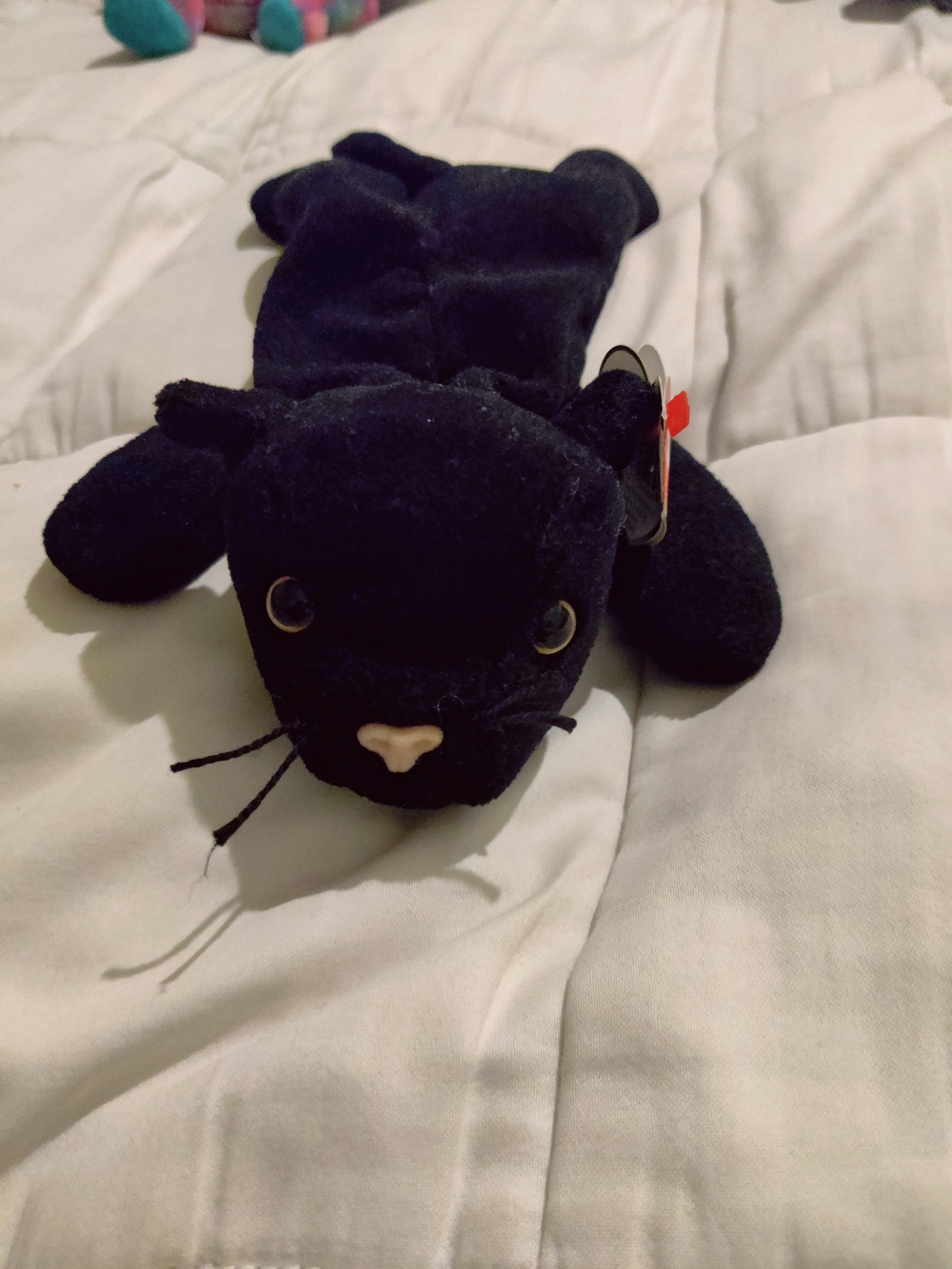 Velvet the Panther 3rd/2nd Gen: Vintage 90s Retired Ty Beanie Baby